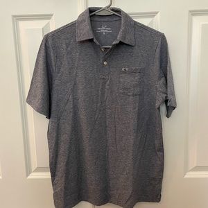 Vineyard Vines Charcoal Polo for Kids